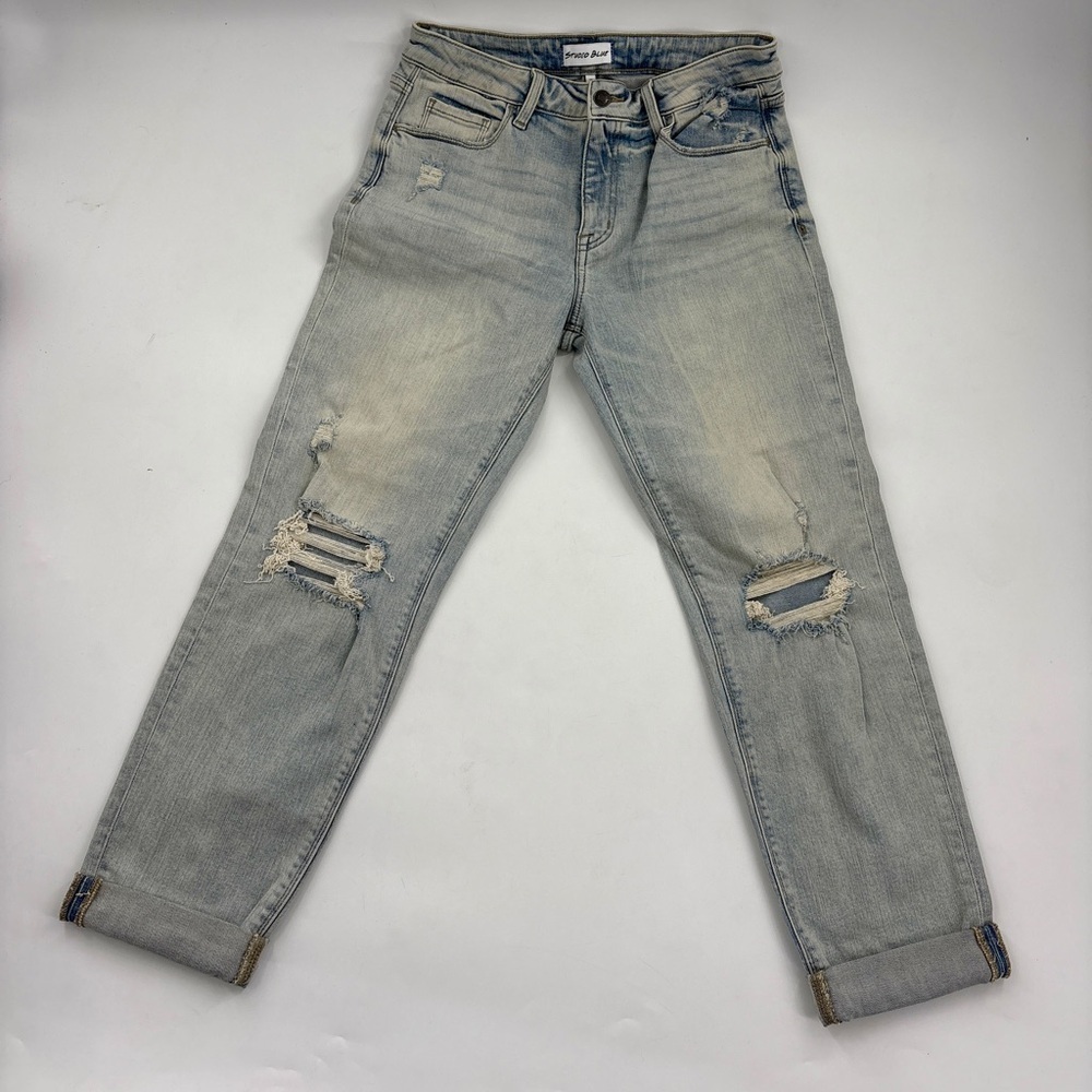 American Rag Women's Light Gray Boyfriend Jeans - Picture 5 of 7